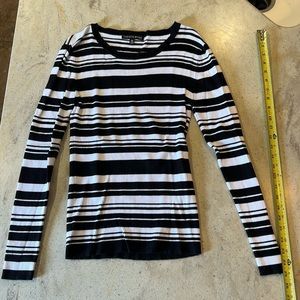 Asks Long Sleeve Striped Sweater